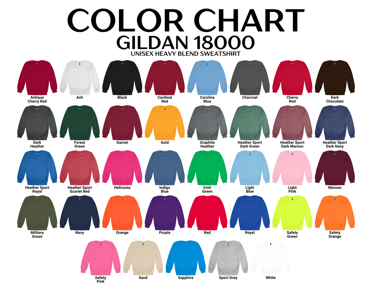 Adult Custom Gildan Crewneck