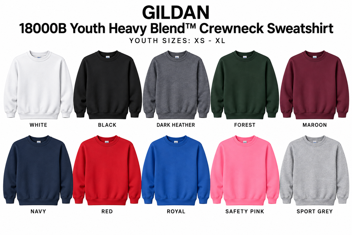 Youth Custom Gildan Sweatshirt