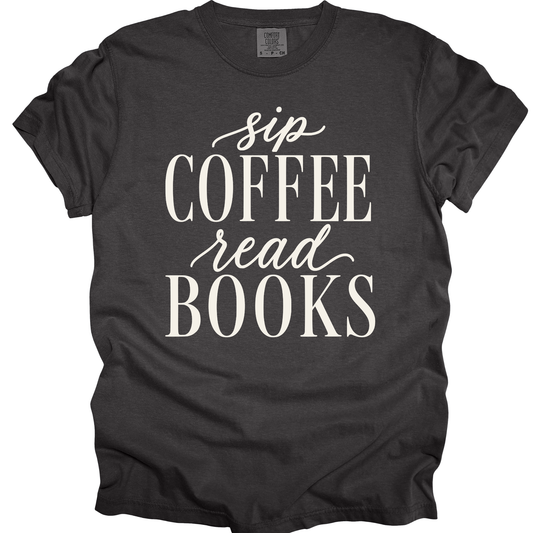 Sip Coffee Read Books
