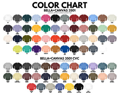 Adult Custom Bella Canvas Long Sleeve T-Shirt