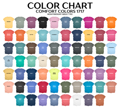 Adult Custom Comfort Colors Short Sleeve Tshirt
