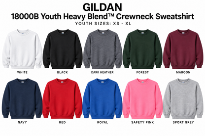 Youth Custom Gildan Sweatshirt