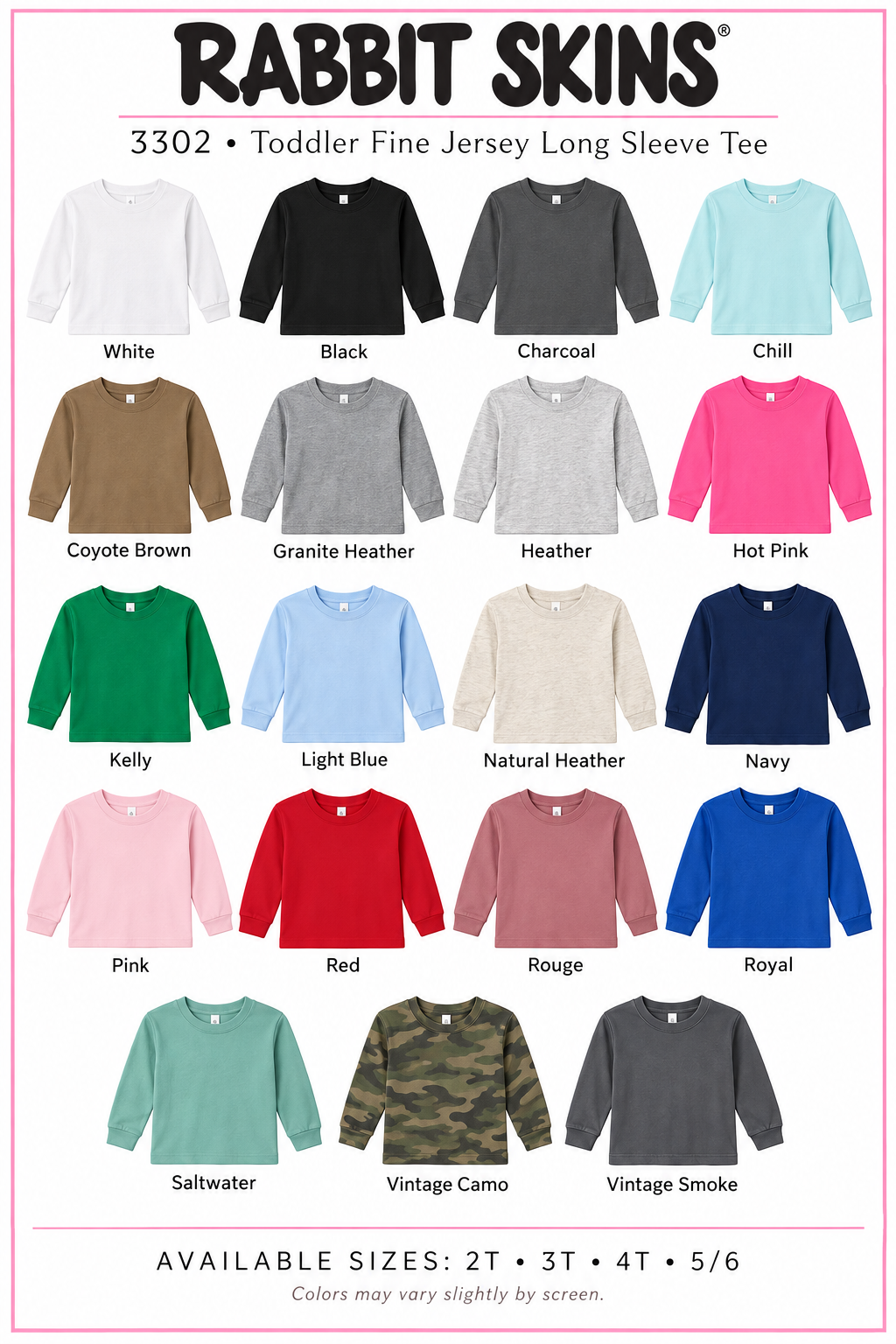 Toddler Custom Long Sleeve