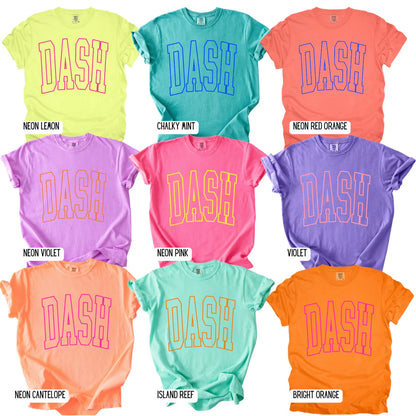 Custom Neon Varsity Puff