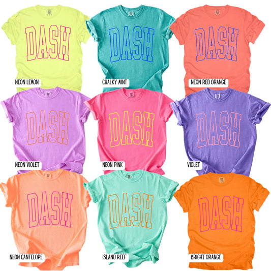 Custom Neon Varsity Puff