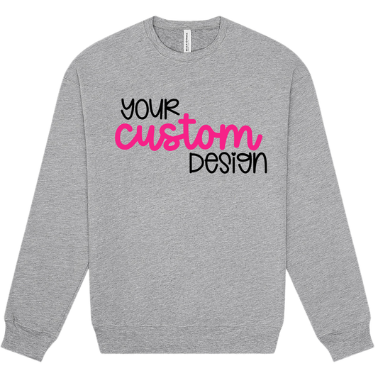 Adult Custom Bella Canvas Sweatshirt