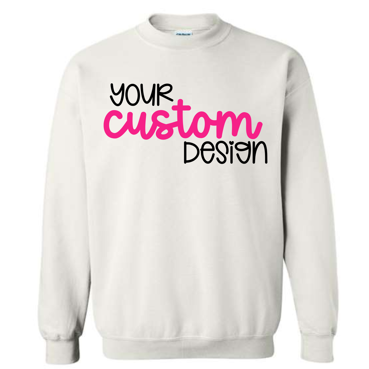 Adult Custom Gildan Crewneck