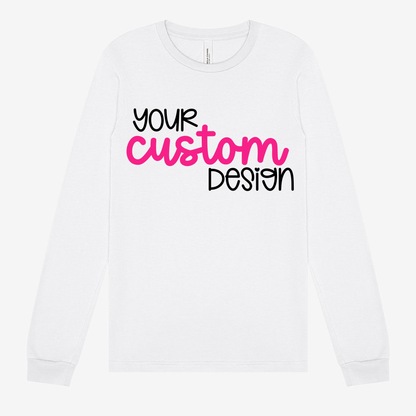 Adult Custom Bella Canvas Long Sleeve T-Shirt